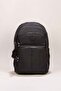 4-Compartment Luxury Crinkle Waterproof Fabric High School and Middle School Backpack + Monkey Keychain Gift