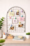 Lefi̇ Ev 40X60Cm Arched Metal Wire Board Decorative Wall Note Holder Photo Hanger Office Home Organizer - 2
