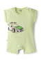 Knit Half Sleeves Racing Printed Rompers (Pack of 3) - Multicolor - 5