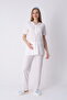 Pajama Set with Robe and Short Sleeves for Maternity and Pregnancy, Set of 3 - 3
