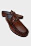 Iron Buckle Detailed Men's Loafer Shoes Taba - 2