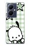 Vivo V29 Lite 5g Compatible Cute Dog Pattern Transparent Phone Case