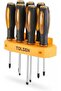 7 Piece Go Through Screwdriver Set with Stand - 4