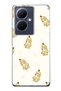 Vivo V29 Lite 5g Compatible Banana Costume Cat Pattern Transparent Phone Case