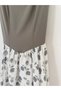 50S Belle Corset Midi Dress Women's Taupe Color - 7