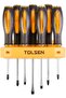7 Piece Go Through Screwdriver Set with Stand