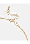 Women Gold Letter R Necklace Set - 3
