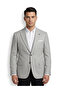 Modern Cut Men's Gray Jacket - Special Textured Casual & Classic Blazer