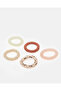 Women Multicolour Spiral Hair Tie Set - 2