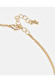Women Gold Letter K Necklace Set - 3