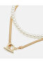 Women Gold Embellished Necklace - 2