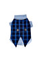 Plaid Vest & Polo Blue - S