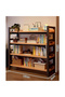 4 Layer Modern Multifunctional Bookshelf with Wall Mounted and Floor Standing Design 120 CM - 2