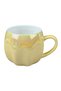 Ceramic Mug Iridescent Effect Yellow 430 ml