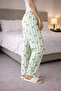 100% Cotton Knitted Elastic Waist Printed Patterned Stylish and Comfortable Women's Tracksuit Pajamas Single Bottom - 6