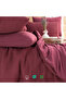 Reversible 100% Cotton Waffle Double Duvet Cover Set - Pillow Buttoned Oeko-Tex Certificates - 3