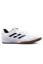 White Unisex Indoor Football Shoes Non-Slip Rubber Sole