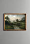 Wooden Bridge and Nature Scenery - Vintage Patterned Frame - Thin Model