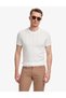 Ecru Slim Fit Crew Neck Knitwear T-Shirt 50320813-Vr019 - 2
