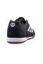 Black Unisex Indoor Football Shoes Non-Slip Rubber Sole - 3