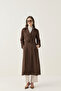 Walking Windproof Cotton Fabric Embroidered Trench Coat - 5