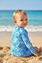 Uv Protected Long Sleeve Baby Boy Swimsuit - Mini Mariner - 4