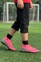 Pink Black Ankle Sock Kids' Football Boots 610 Superfly F-P
