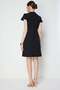 Chain Detailed V-Neck Midi Dress - 6