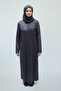 Women's Front Embossed Stone Patterned Crewneck Dress