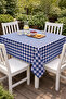 Pötikare Cotton Tablecloth Tablecloth 160X170 cm - for Balcony, Garden, Kitchen, Picnic - 3