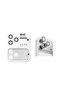 iPhone 17 Pro Compatible Zcl22 Antireflective Fingerprint Resistant 2in1 Lens Protector Silver