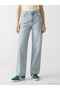 Nevavm with a Difference Xside Blue High Waist Wideleg Women's Jean Pants - S6D429Z8-K9M - 2