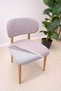 High Quality Brick Patterned Flexible Lycra Fabric Apple Model Chair Cover (2 Pieces) - 5