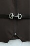 Diagonal Suit with Front Zipper Pocket Detail and Belted Skirt - Brown - 6