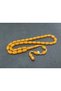 Hayyani Masterpiece Signed Hand-Stamped German Invoice Clasp Amber