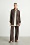 Women's Half-Zip Contrast Detailed Comfortable Suit – 14485 - 2