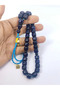 Junaid Hasan Masterpiece 12 Layers of Antique Model Crimped Amber Wrapped in Silk - 4