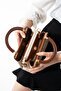 Women's Quality Leather Medium Size Stylish and Elegant Handbag with Long Shoulder Strap (Width 21.5 cm Length = 16 cm) - 3