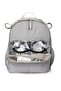 Luxury Gray Mother Baby Care Backpack Best Quality Baby Care Bag Models - 4