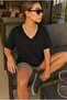V-Neck Oversized T-Shirt 2Vq3