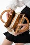 Women's Quality Leather Medium Size Stylish and Elegant Handbag with Long Shoulder Strap (Width 21.5 cm Length = 16 cm) - 4