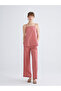Quality Pieces from Çelebi Store Square Roba Collar Rope Strap Textured Blouse - 3