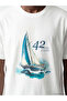 Esvab • Modern & Distinctive Zero Roba Collar Printed Combed Cotton Men's T-Shirt - 3