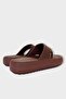 Stylish Flip Flops with Buckle Detail, Comfortable Daily Women's Slippers Brown - 6