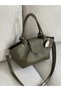 Women's Knot Strap Skin-Look Hand and Shoulder Bag Modern Daily Crossbody Bag En30 Size15