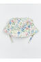 Vizyon New Season Ecru Floral Printed Baby Girl Bucket Hat - 3