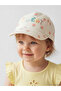 Ecru Sweet Letter Embroidered Baby Girl Cap Hat from Güli̇s Gi̇yi̇m - 4