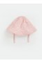 Özmarka New Season Pink Floral Baby Girl Bucket Hat - 5
