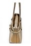Gold Shiny Look Belt Detailed Bucket Model Women's Shoulder Bag En 30 Boy 16 cm - 6