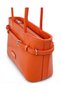 Orange Shiny Looking Belt Detailed Bucket Model Women's Shoulder Bag - 6